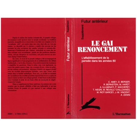 Le Gai renoncement