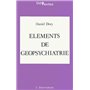 Eléments de géopsychiatrie