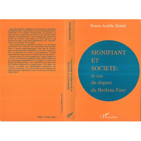 Signifiant et société