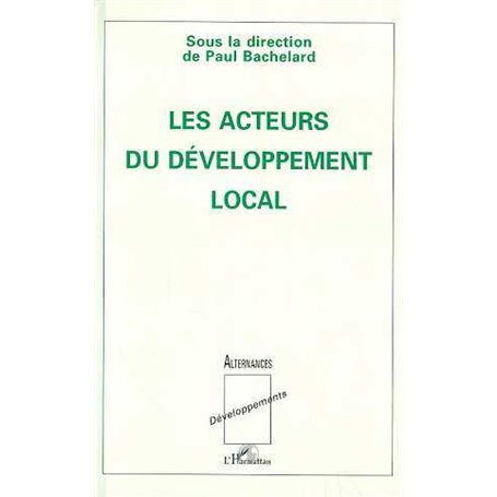 Les acteurs du développement local