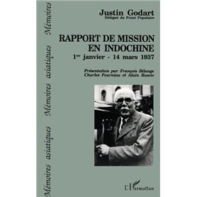 Rapport de mission en Indochine du 1er janvier au 14 mars 1937