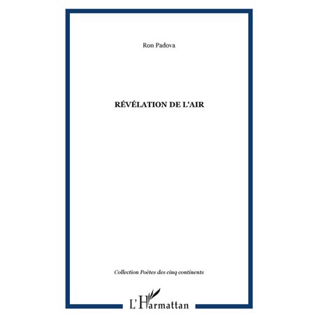 Révélation de l'air
