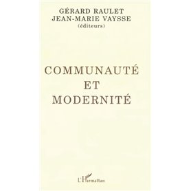 Communauté et modernité