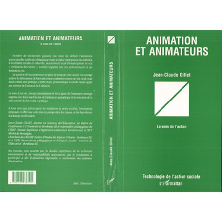 ANIMATION ET ANIMATEURS