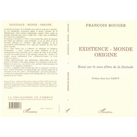 Existence, monde, origine