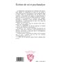 Ecriture de soi et psychanalyse