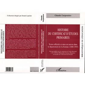 Histoire du certificat d'études primaires