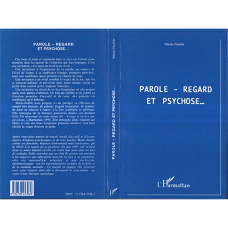 Parole, regard et psychose