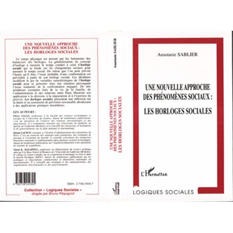 Une nouvelle approche des phénomènes sociaux: les horloges sociales