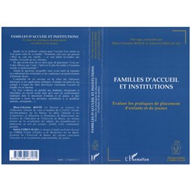 Familles d'accueil et Institutions