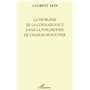 LE PROBLÈME DE LA CONNAISSANCE DANS LA PHILOSOPHIE DE CHARLES RENOUVIER