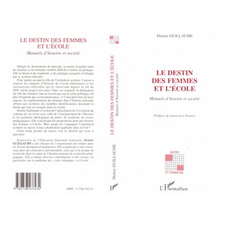 LE DESTIN DES FEMMES ET L'ÉCOLE