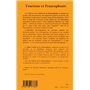 TOURISME ET FRANCOPHONIE