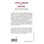 LANGUE URBAINE ET IDENTITE