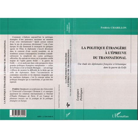 LA POLITIQUE ÉTRANGÈRE À L'ÉPREUVE DU TRANSNATIONAL