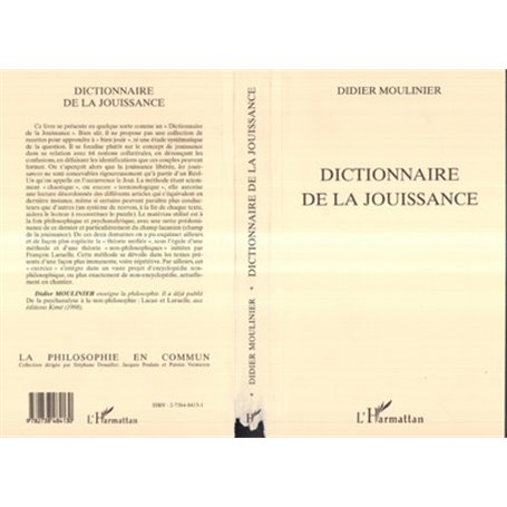 DICTIONNAIRE DE LA JOUISSANCE