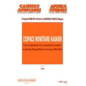 L'ESPACE MONÉTAIRE KASAIEN