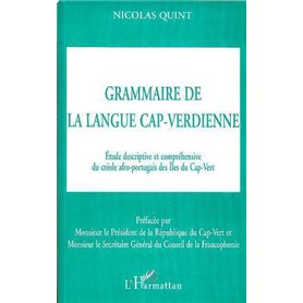 GRAMMAIRE DE LA LANGUE CAP-VERDIENNE