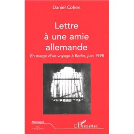 LETTRE A UNE AMIE ALLEMANDE