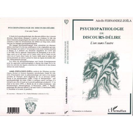 PSYCHOPATHOLOGIE DU DISCOURS-DELIRE