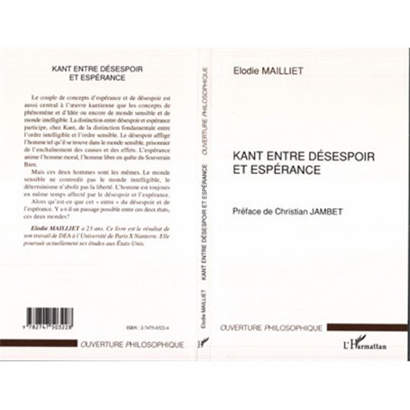 KANT ENTRE DÉSESPOIR ET ESPÉRANCE