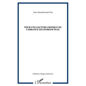 POUR UNE LECTURE CRITIQUE DE L'ERRANCE DE GEORGES NGAL