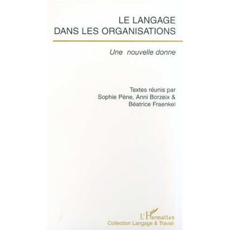 LE LANGAGE DANS LES ORGANISATIONS