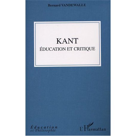 Kant, éducation et critique