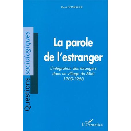 LA PAROLE DE L'ESTRANGER