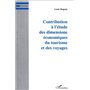 CONTRIBUTION À L'ÉTUDE DES DIMENSIONS ÉCONOMIQUES DU TOURISM