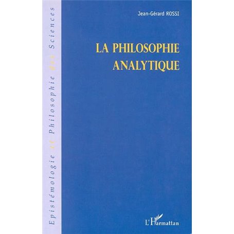 LA PHILOSOPHIE ANALYTIQUE