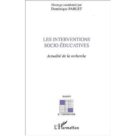 LES INTERVENTIONS SOCIO-ÉDUCATIVES