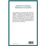 LIMITES DU LANGAGE : indicibles ou silence