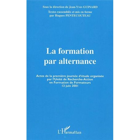 LA FORMATION PAR ALTERNANCE