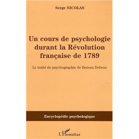 Cours de psychologie durant la Révolution française de 1789