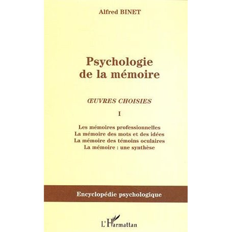 Psychologie de la mémoire