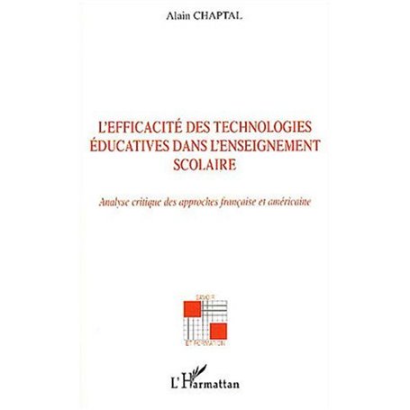 L'efficacité des technologies éducatives dans l'enseignement scolaire