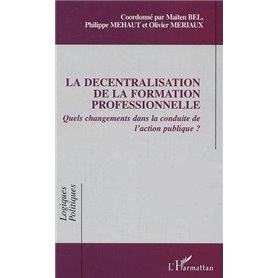 La décentralisation de la formation professionnelle