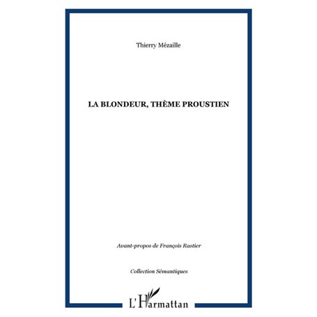 La blondeur, thème proustien