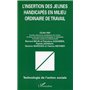 L'insertion des jeunes handicapés en milieu ordinaire de travail