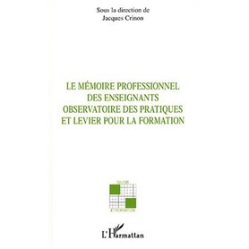 Le mémoire professionnel des enseignants