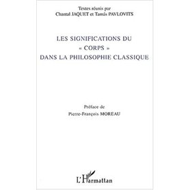 Les significations du "corps" dans la philosophie classique