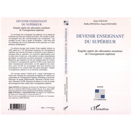 Devenir enseignant du supérieur