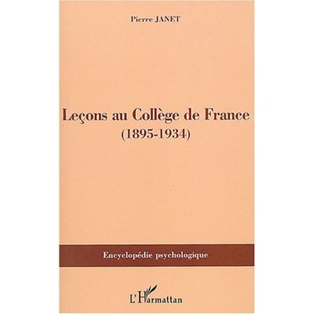 Leçons au Collège de France