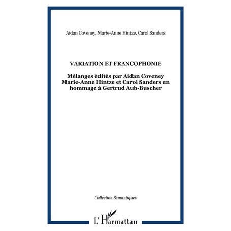 Variation et francophonie