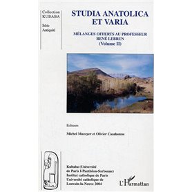 Studia anatolica et varia