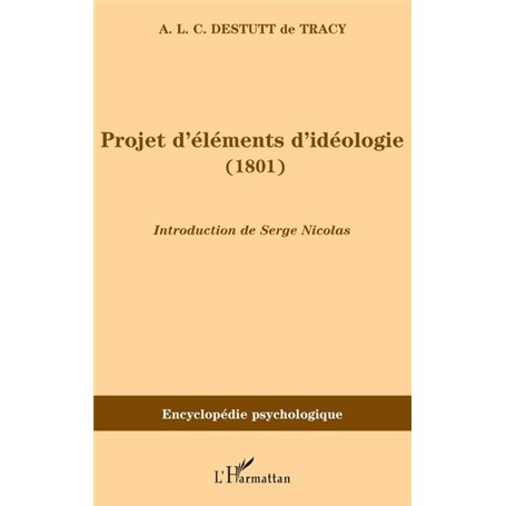 Projet d'éléments d'idéologie (1801)