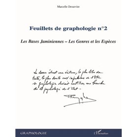 Feuillets de graphologie n°2