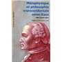 Métaphysique et philosophie transcendantale selon Kant