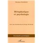 Métaphysique et psychologie